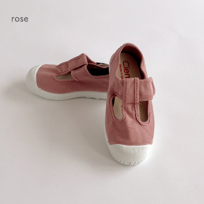 Velcro T Strap Plain Color