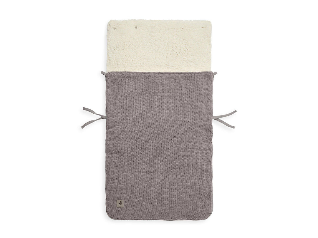 Jollein-025-811-66072-Footmuff Group 0+ 3/5 Points-Basic Knit-Biscuit-Rela-X JP