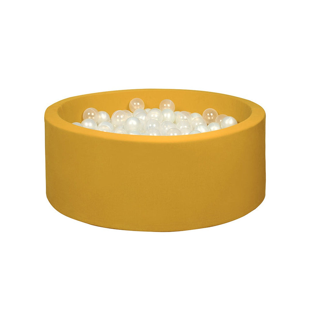 Larisa & Pumpkin-331267-Ball Pit Mustard Cover-Silver / Black / White Balls-Rela-X JP