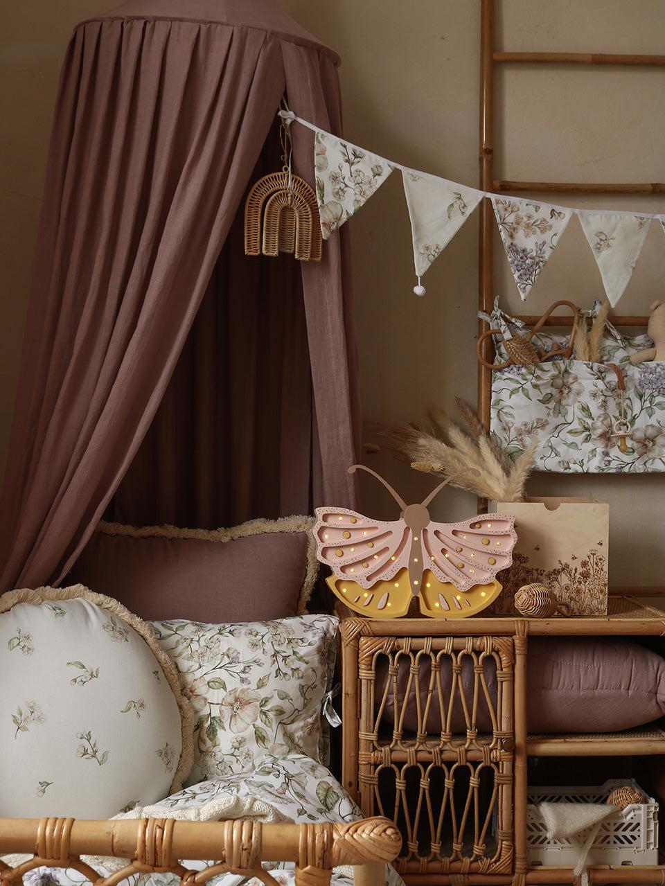 Little Lights-LL073-206-Butterfly Lamp-Strawberry Cream-Original-Rela-X JP