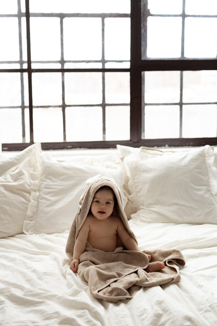 My Memi-049313-Bamboo Towel 85 x 85-rabbit-Beige-Rela-X JP
