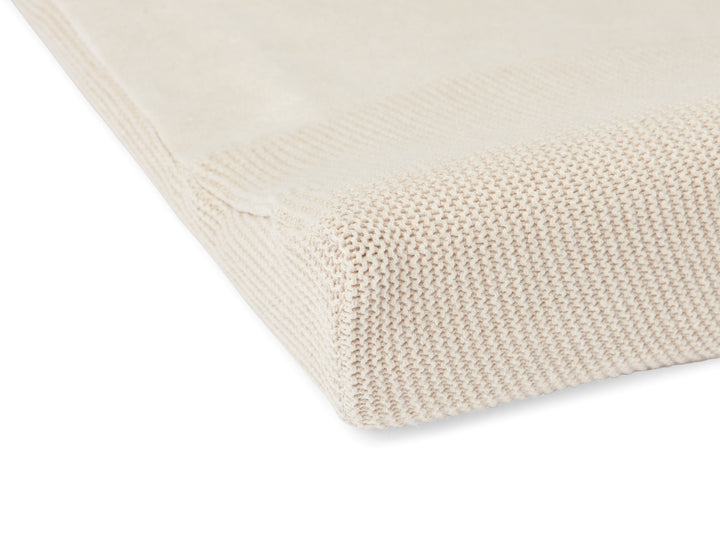 Jollein-022-503-66072-Changing Mat Cover 50cm X 70cm-Basic Knit-Biscuit-Rela-X JP