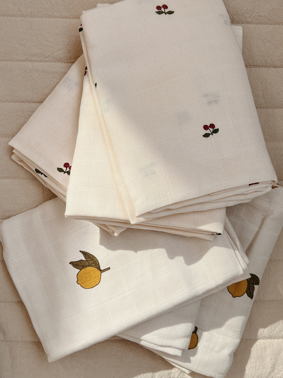 3 Pack Muslin Cloth GOTS