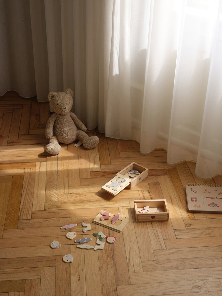 Wooden Teddy Dress-Up Puzzle