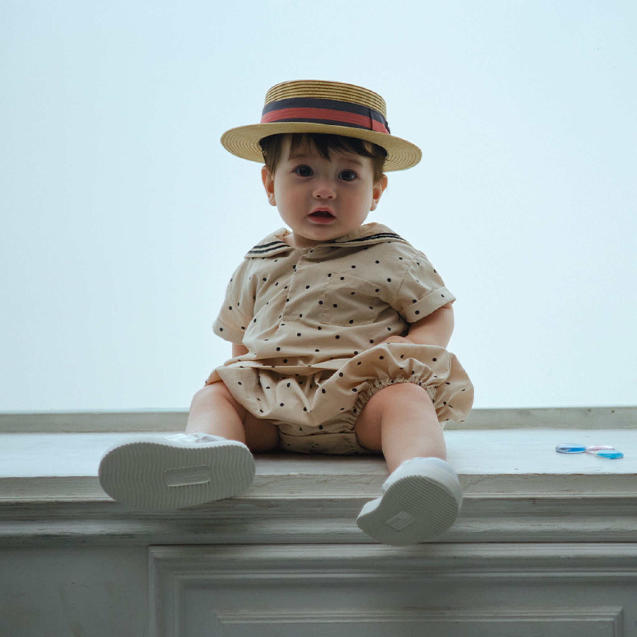 MARLMARL paddle rompers 1 graph white paddle rompers 1 graph white