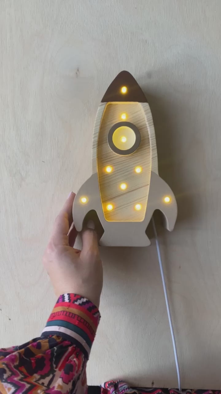 Space Rocket Lamp