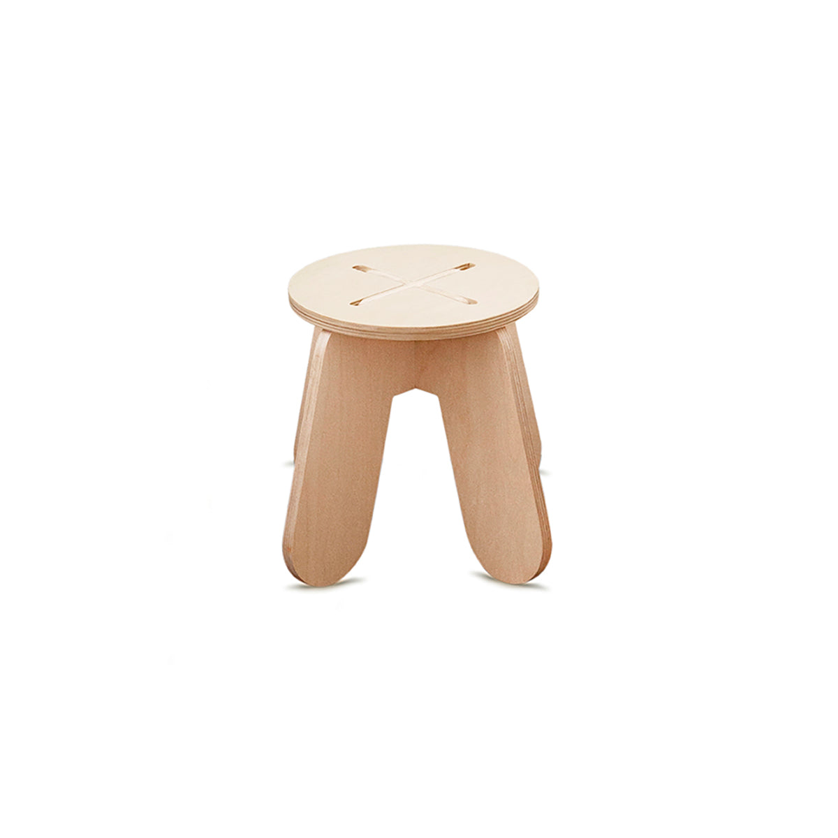 Babai-380074-Stool X-Top Natural-Legs Natural-Rela-X JP