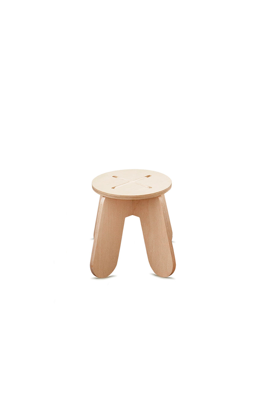 Babai-380074-Stool X-Top Natural-Legs Natural-Rela-X JP