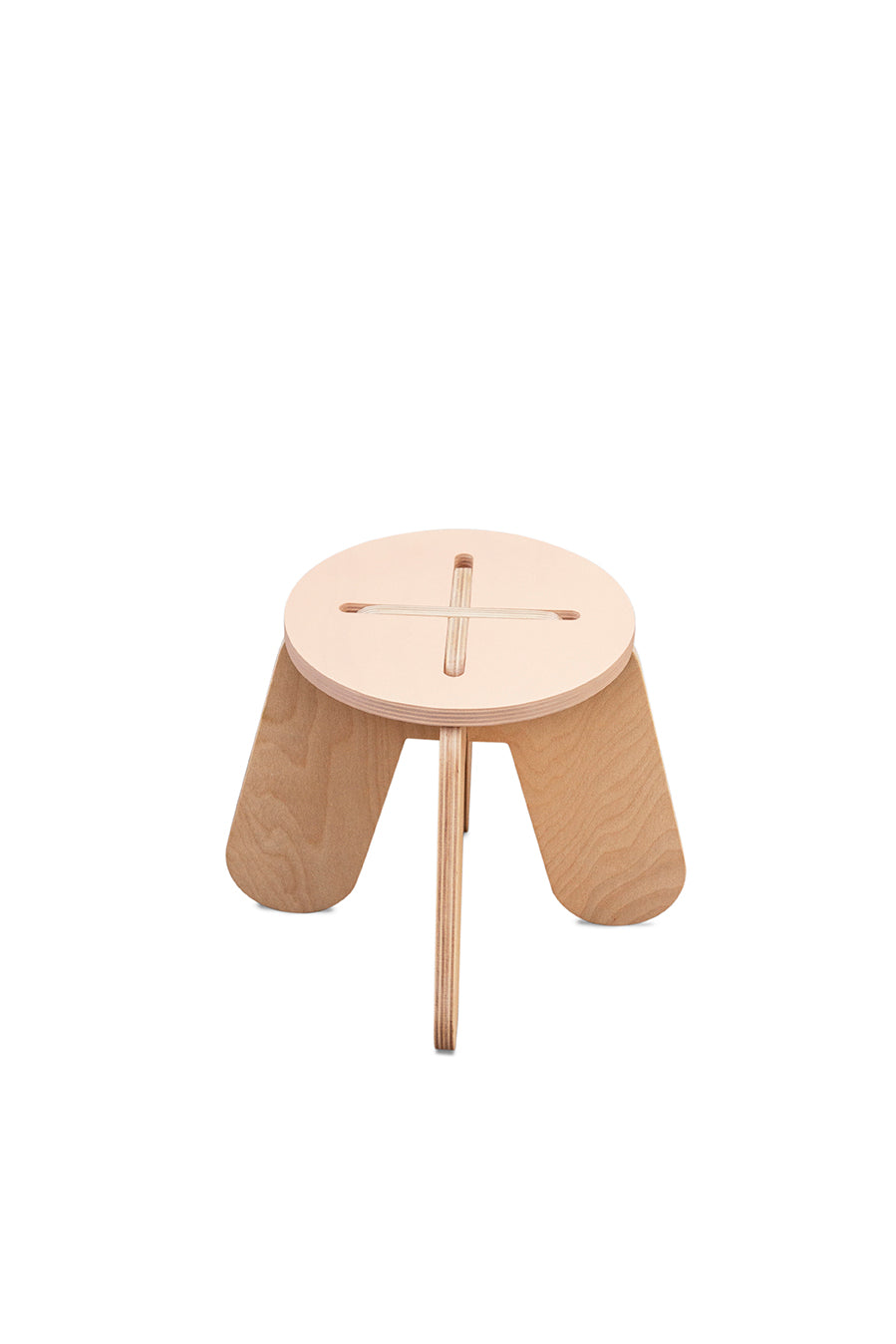 Babai-380074-Stool X-Top Natural-Legs Natural-Rela-X JP