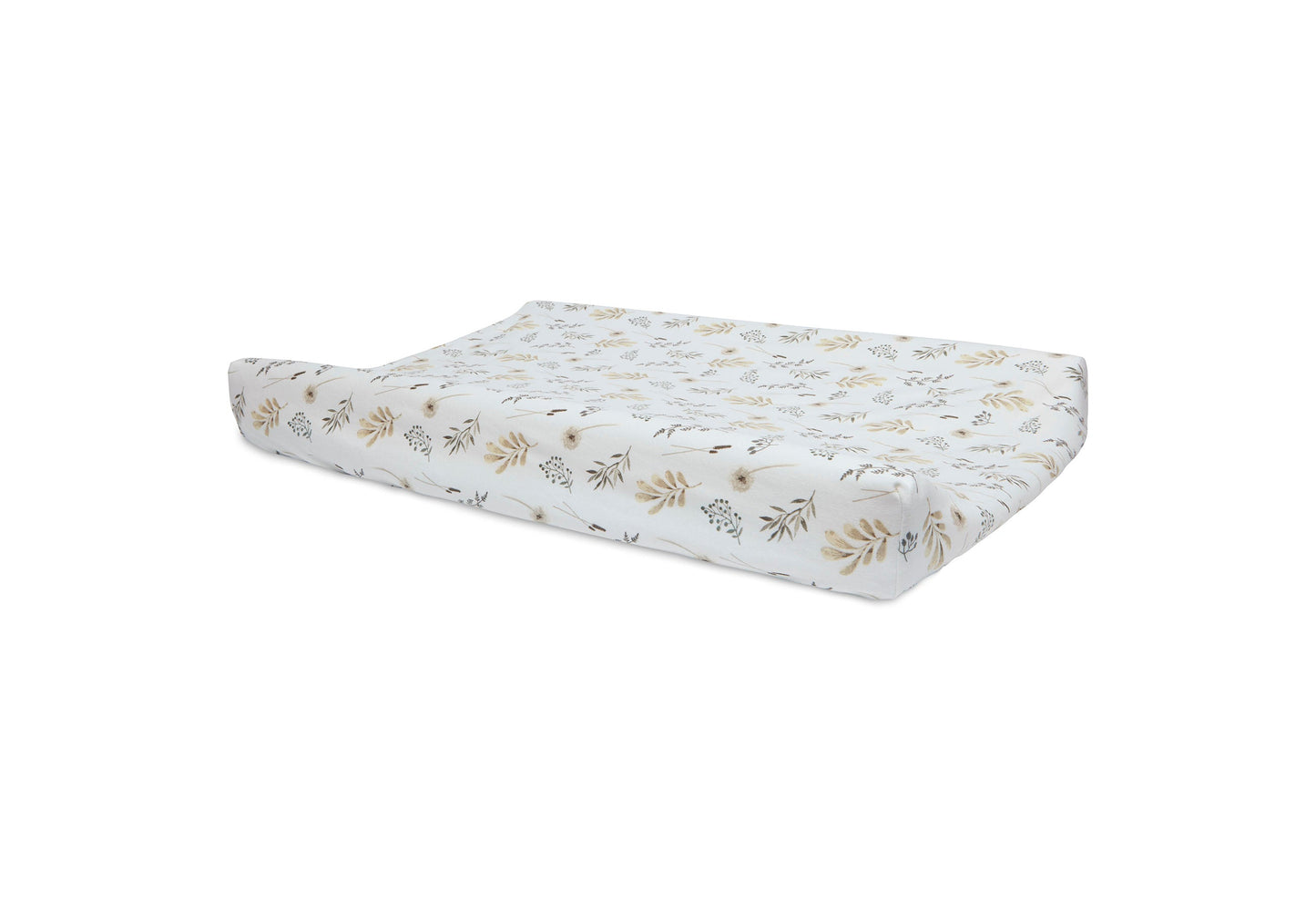 Jollein-022-503-66059-Changing Mat Cover 50cm X 70cm-Wild Flowers-White-Rela-X JP