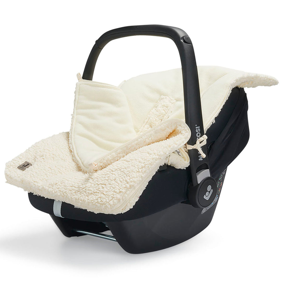 Jollein-025-811-65356-Footmuff Group 0+ 3/5 Points-Teddy-Cream White-Rela-X JP