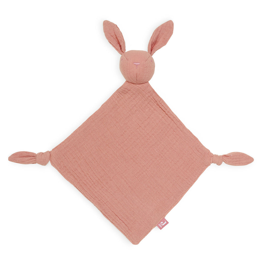 Jollein-031-594-66049-Pacifier Cloth Bunny Ears-Rosewood-Rela-X JP