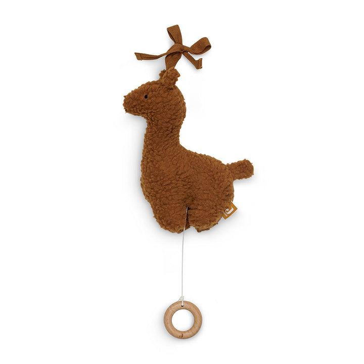 Jollein-043-001-66053-Musical Hanger Lama-Caramel-Rela-X JP