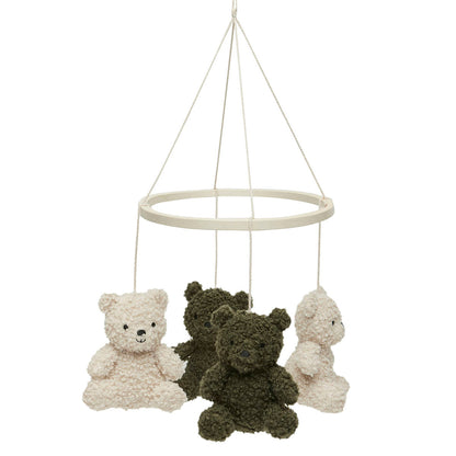 Jollein-116-001-67014-Baby Mobile Teddy Bear-Leaf Green / Natural-Rela-X JP