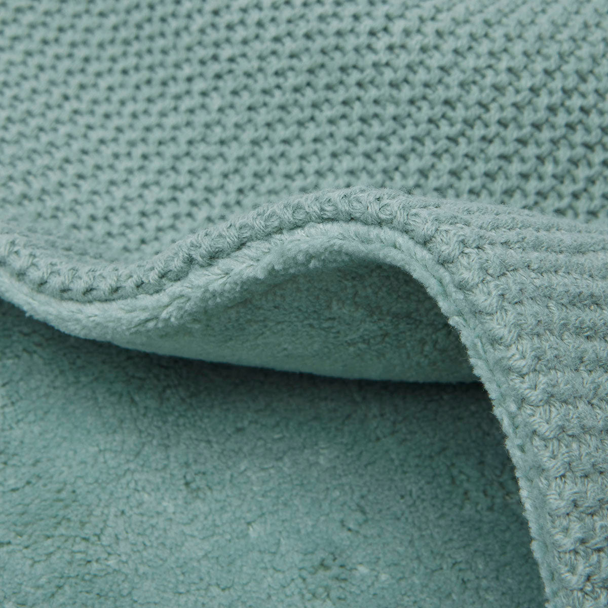 Jollein-517-511-65219-Blanket Cradle Coral Fleece 75cm X 100cm-Basic Knit-Forest Green-Rela-X JP