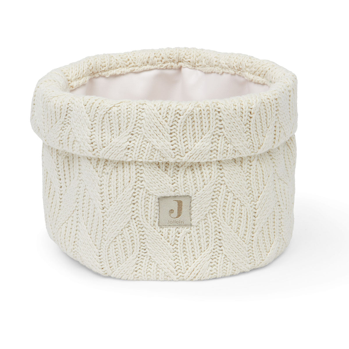 Jollein-580-001-66038-Changing Table Basket-Spring Knit-Ivory-Rela-X JP