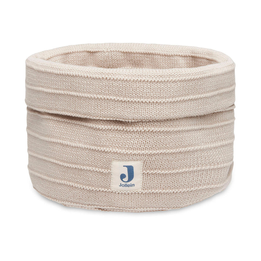 Jollein-580-001-67011-Changing Table Basket-Pure Knit-Nougat-Rela-X JP