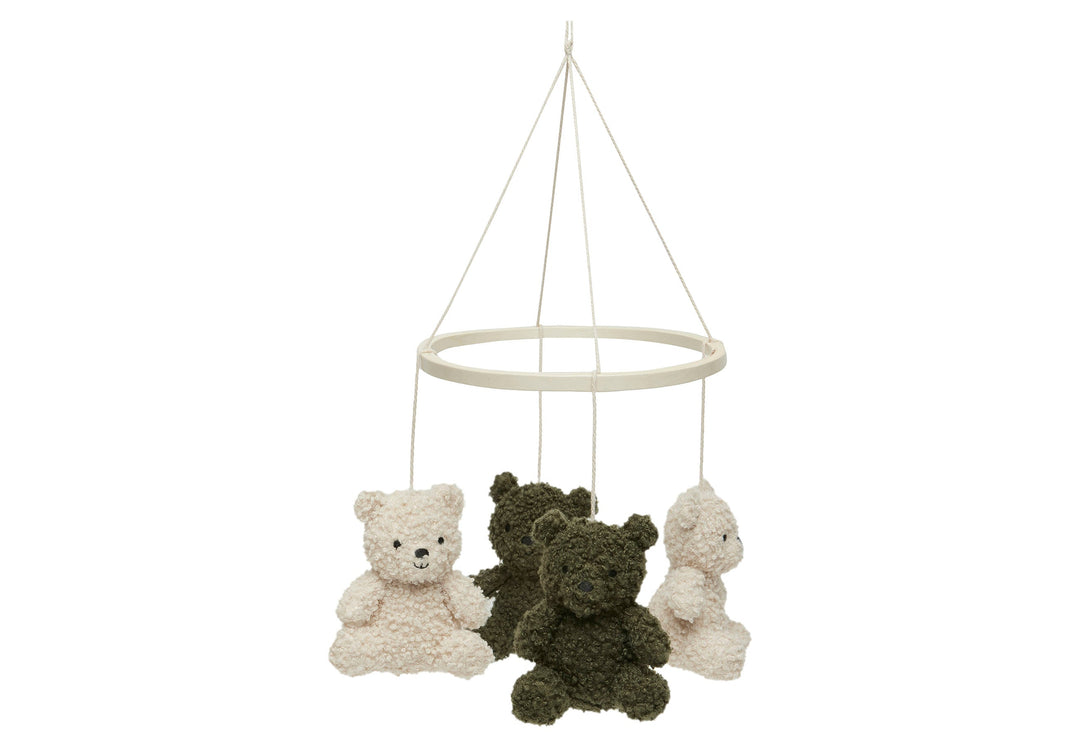 Jollein-116-001-67014-Baby Mobile Teddy Bear-Leaf Green / Natural-Rela-X JP