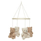 Jollein-116-001-67014-Baby Mobile Teddy Bear-Leaf Green / Natural-Rela-X JP