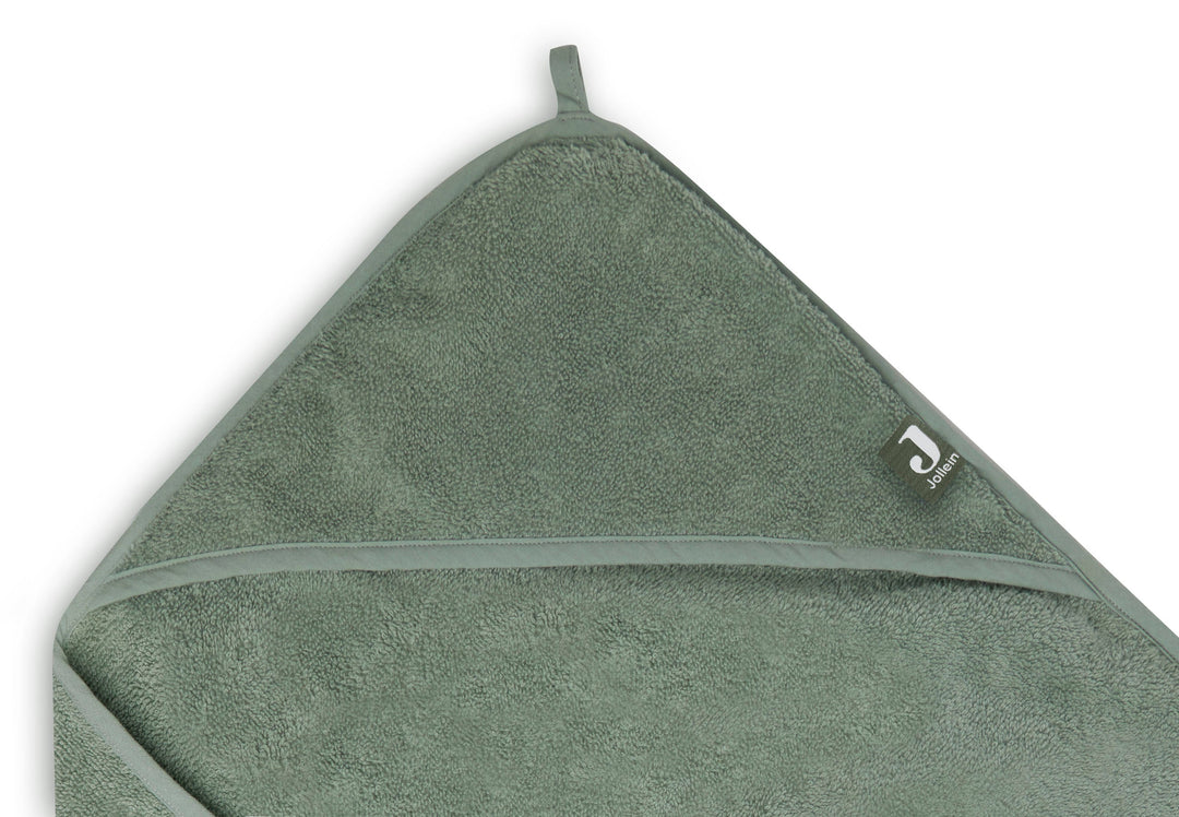 Jollein-534-514-00095-Bath Cape Terry 75x75cm-Ash Green-Rela-X JP