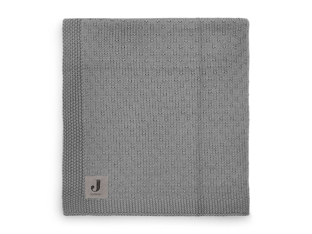 Jollein-516-511-66072-Blanket Cradle 75cm X 100cm-Basic Knit-Biscuit-Rela-X JP