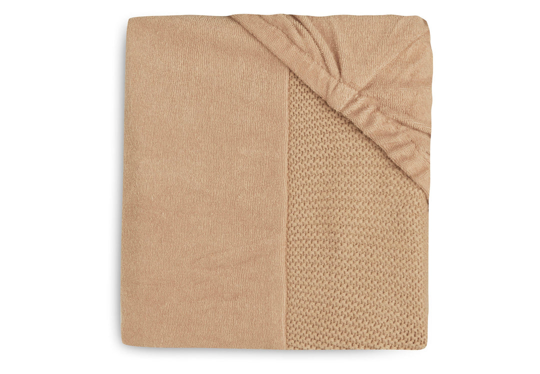 Jollein-022-503-66072-Changing Mat Cover 50cm X 70cm-Basic Knit-Biscuit-Rela-X JP