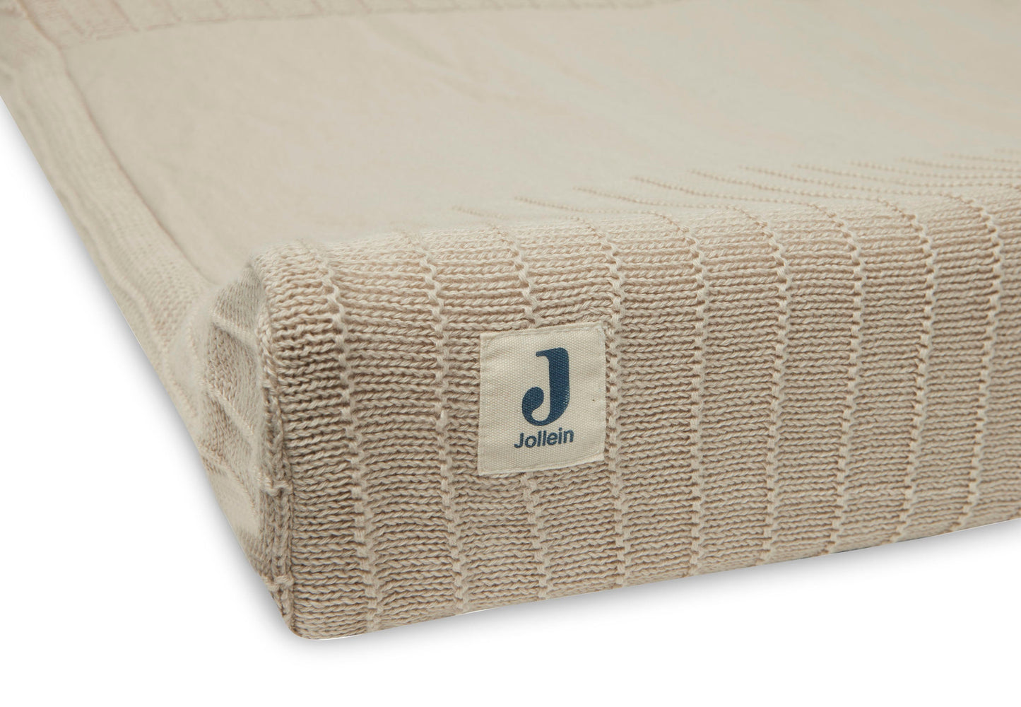 Jollein-022-503-66072-Changing Mat Cover 50cm X 70cm-Basic Knit-Biscuit-Rela-X JP