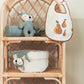 Jollein-580-001-65353-Changing Table Basket-Bliss Knit-Caramel-Rela-X JP