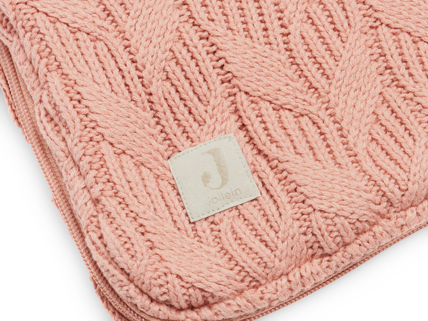 Jollein-025-811-66072-Footmuff Group 0+ 3/5 Points-Basic Knit-Biscuit-Rela-X JP