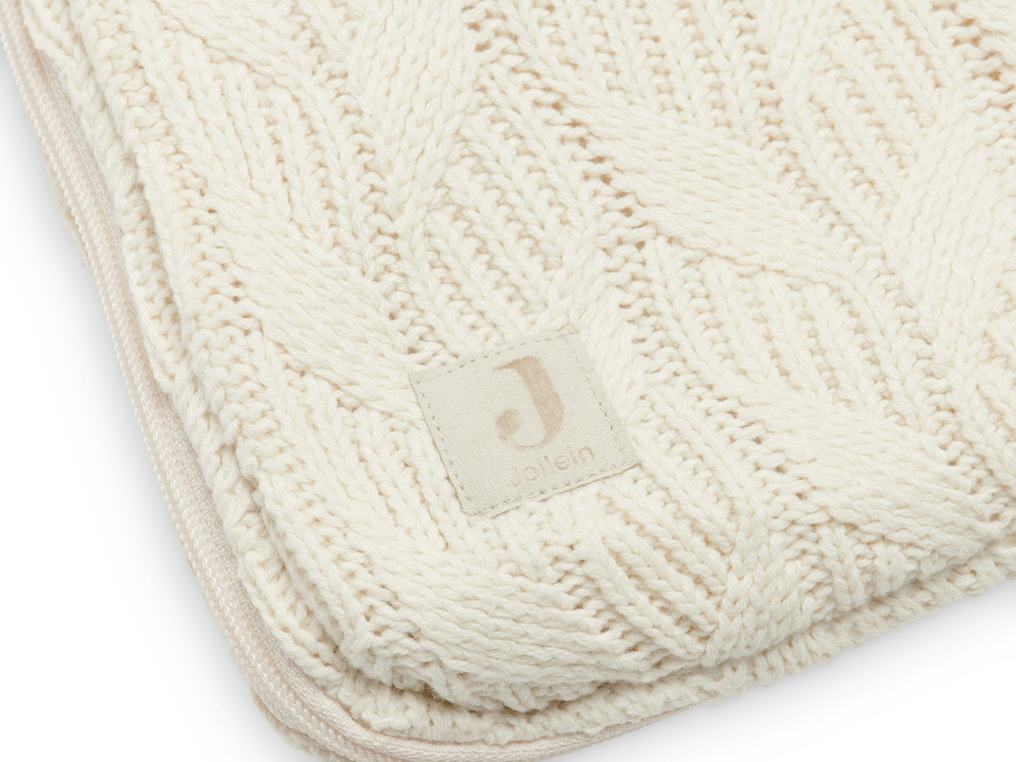 Jollein-025-811-66072-Footmuff Group 0+ 3/5 Points-Basic Knit-Biscuit-Rela-X JP