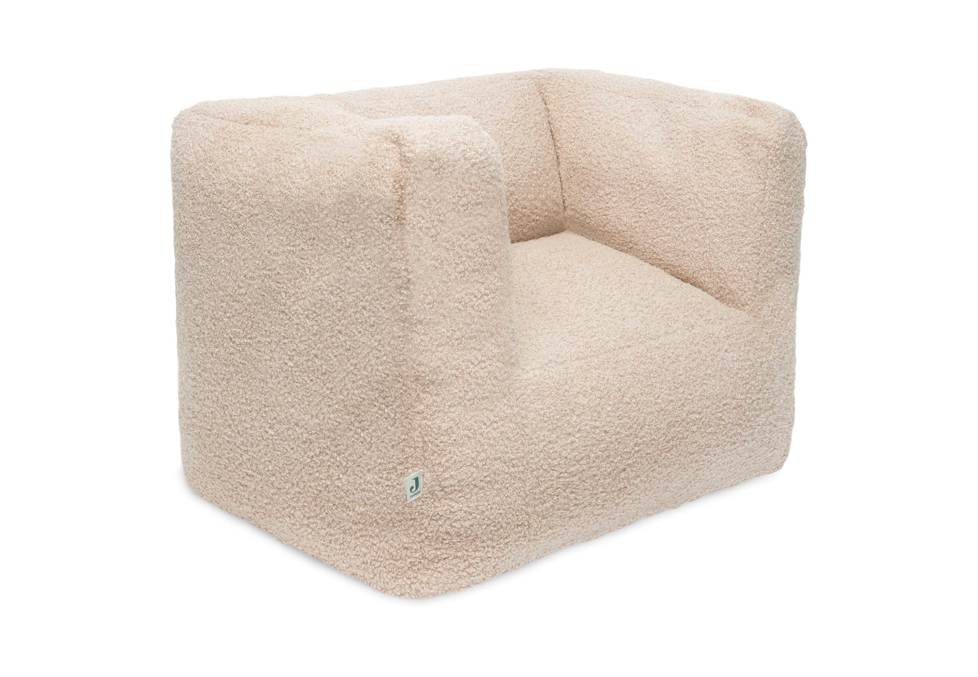 Jollein-028-543-66067-Kids Chair Beanbag-Boucle Biscuit-Rela-X JP