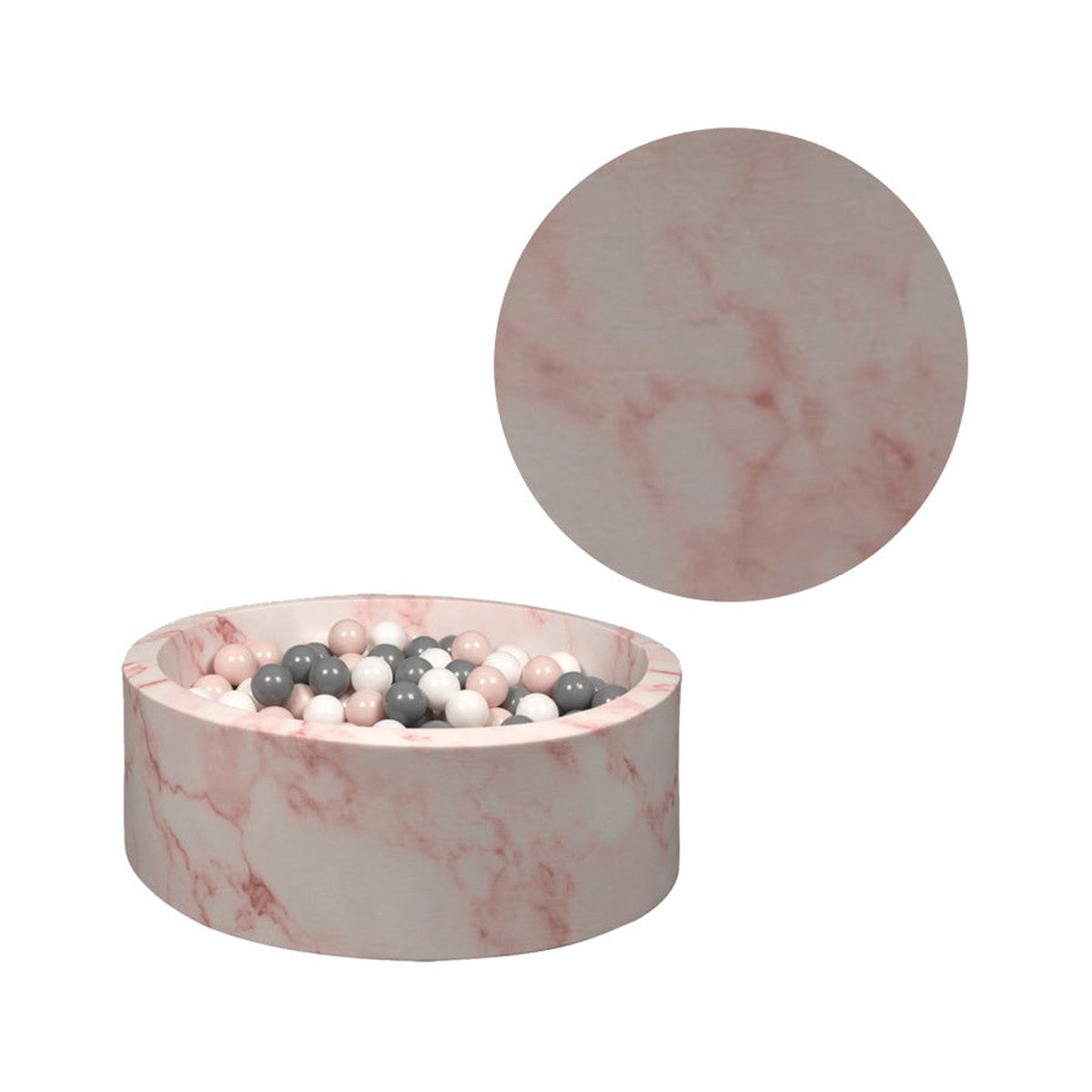 Larisa & Pumpkin-011110-Ball Pit Cover（カバーのみ）-Pink Marble-Rela-X JP