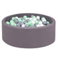 Larisa & Pumpkin-331021-Ball Pit Grey Cover-Mint / Grey / White Balls-Rela-X JP