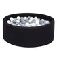 Larisa & Pumpkin-331069-Ball Pit Black Cover-Grey / White Balls-Rela-X JP