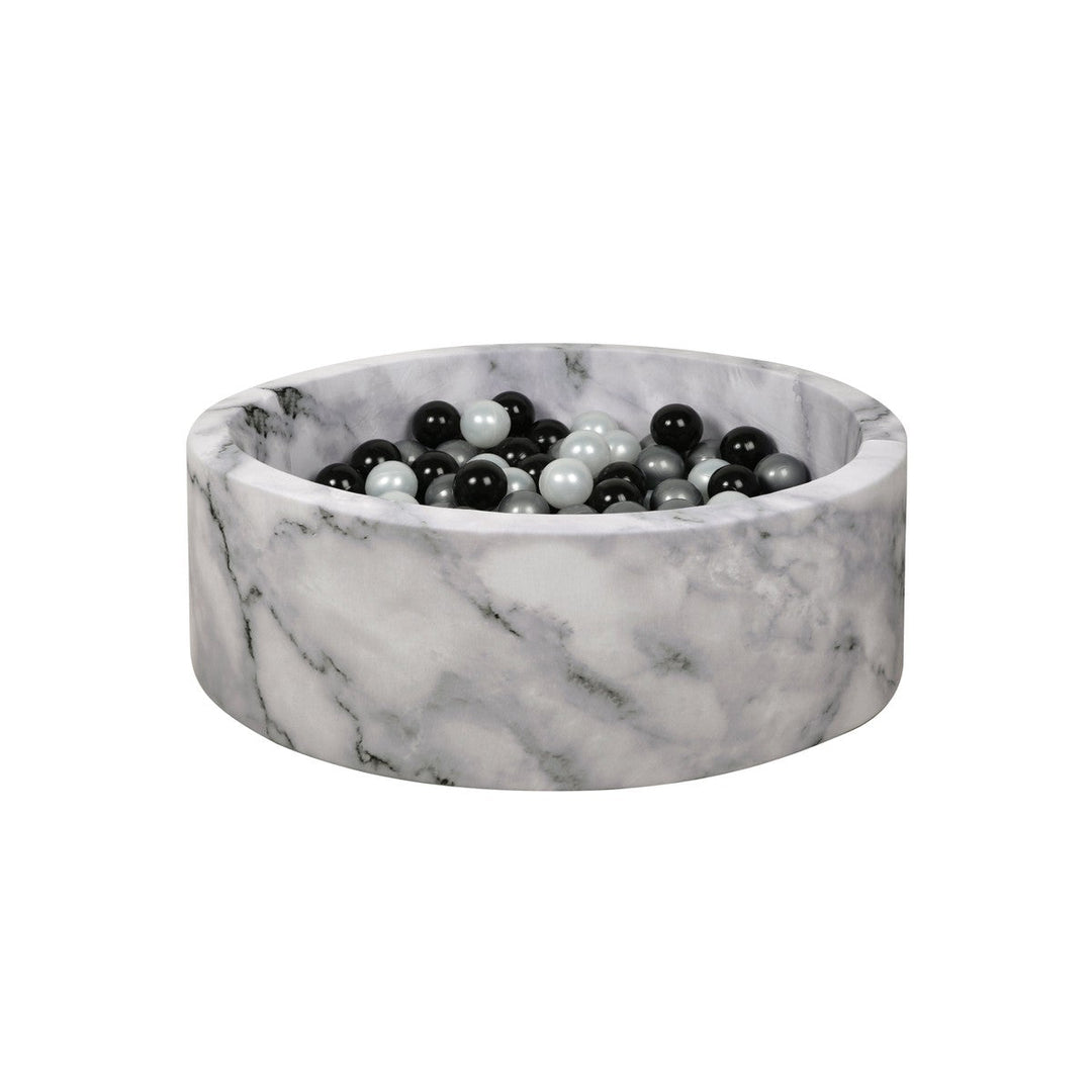 Larisa & Pumpkin-331106-Ball Pit Marble Cover-Silver / Black / Pearl Balls-Rela-X JP