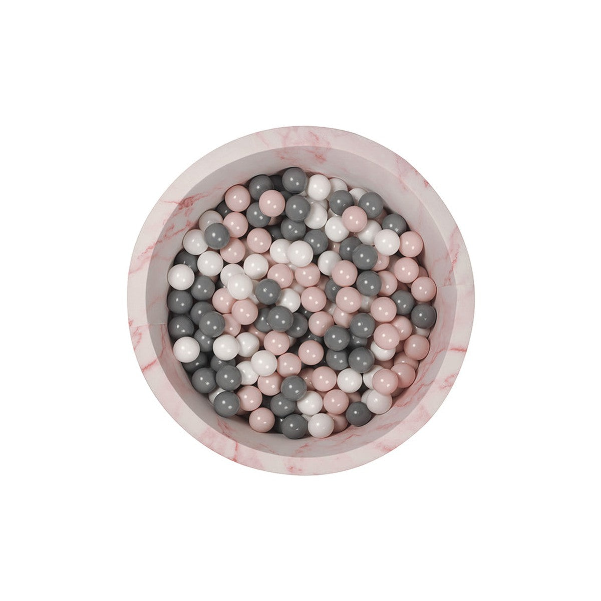 Larisa & Pumpkin-331243-Ball Pit Pink Marble Cover-Powder / Grey / White Balls-Rela-X JP