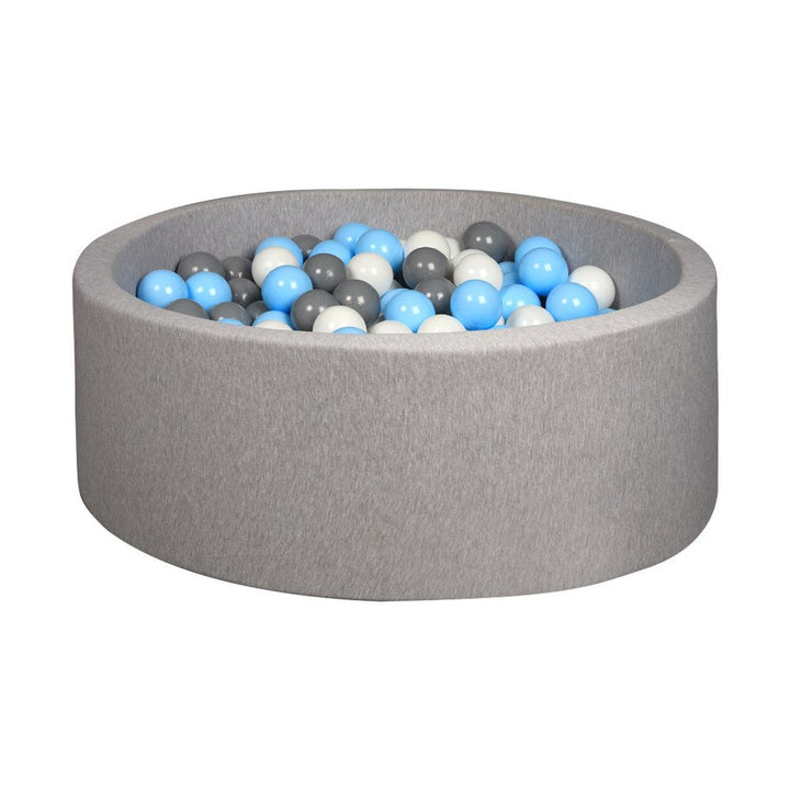 Larisa & Pumpkin-331281-Ball Pit Light Grey Cover-Blue / Grey / White Balls-Rela-X JP