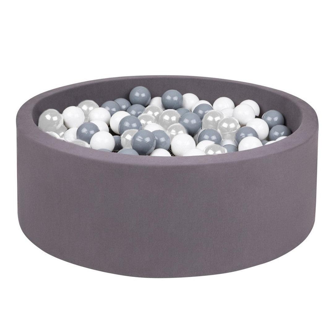 Larisa & Pumpkin-332035-Ball Pit Grey Cover-Grey / Clear / White Balls-Rela-X JP