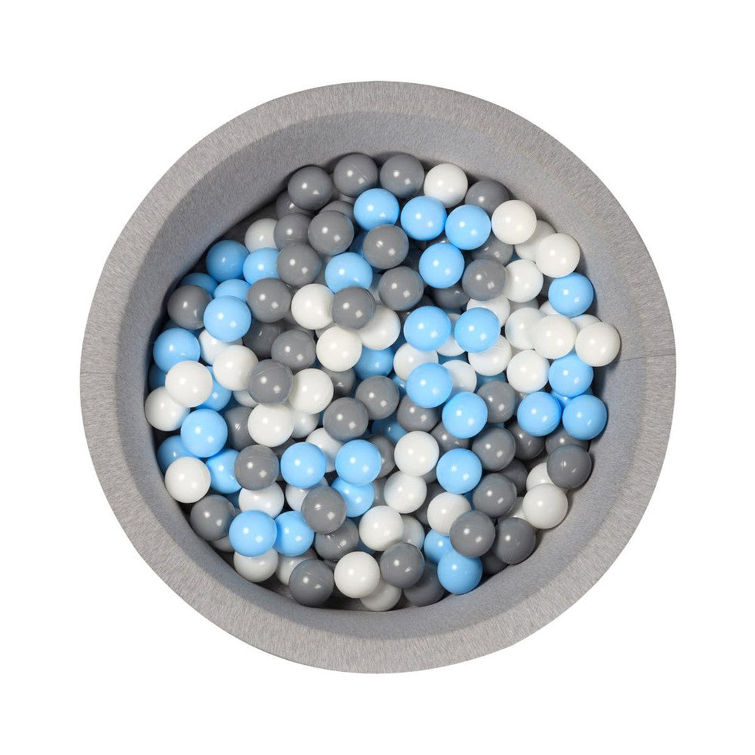 Larisa & Pumpkin-331281-Ball Pit Light Grey Cover-Blue / Grey / White Balls-Rela-X JP