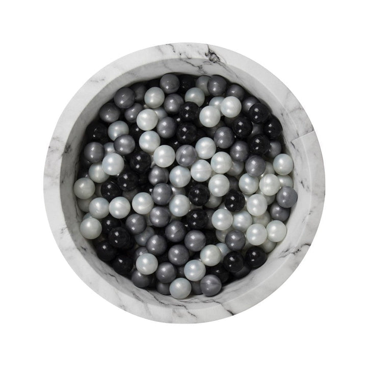 Larisa & Pumpkin-331106-Ball Pit Marble Cover-Silver / Black / Pearl Balls-Rela-X JP