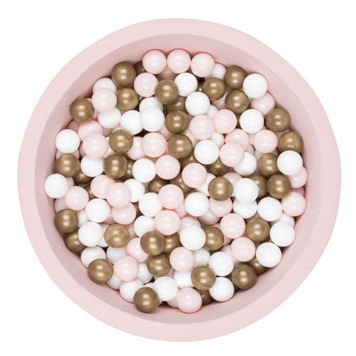 Larisa & Pumpkin-331007-Ball Pit Powder Cover-Powder / Gold / White Balls-Rela-X JP