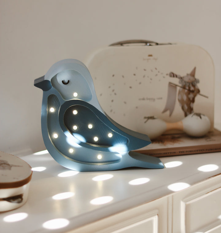 Little Lights-LL007-206-Bird Lamp-Strawberry Cream-Original-Rela-X JP