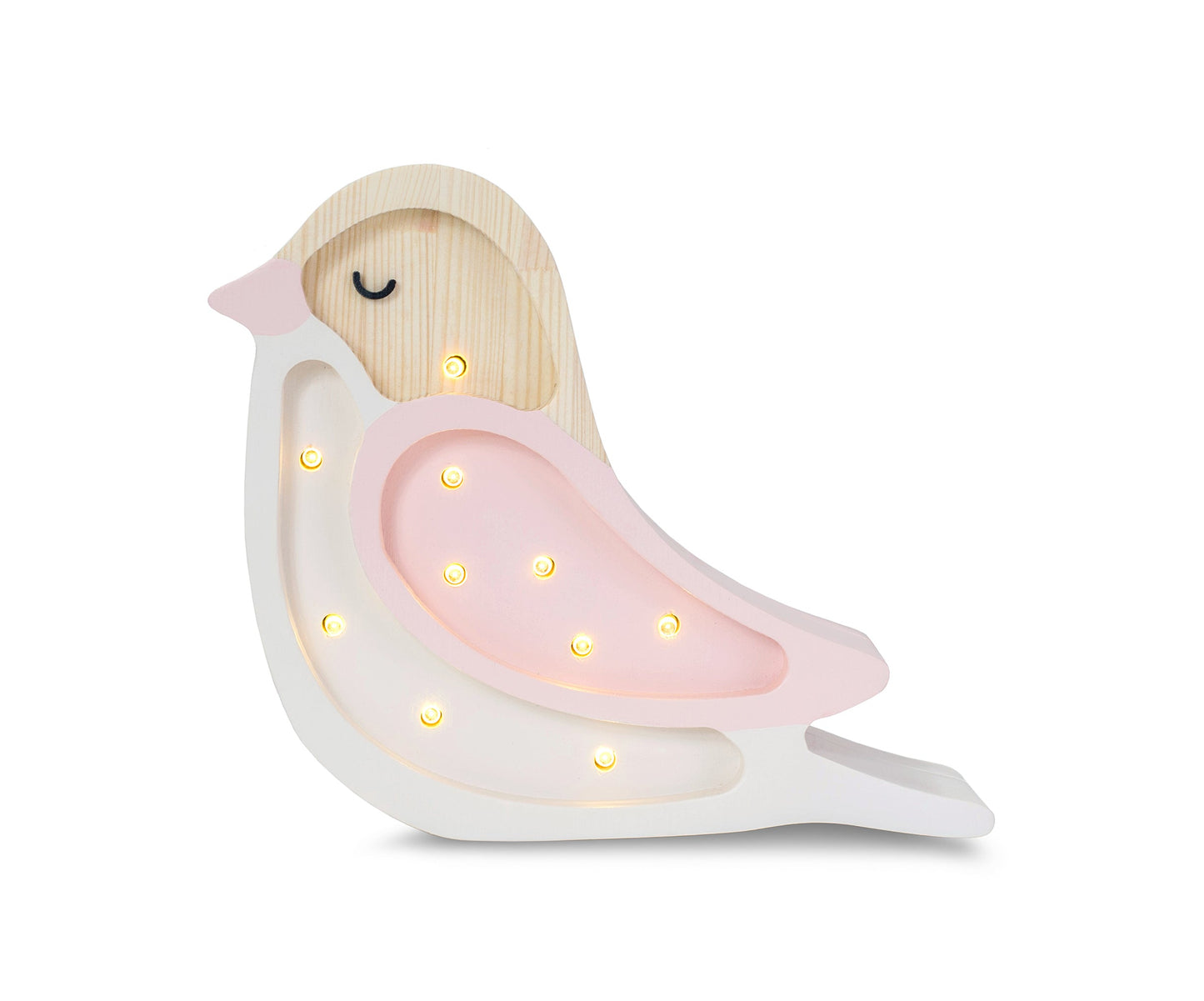 Little Lights-LL007-206-Bird Lamp-Strawberry Cream-Original-Rela-X JP