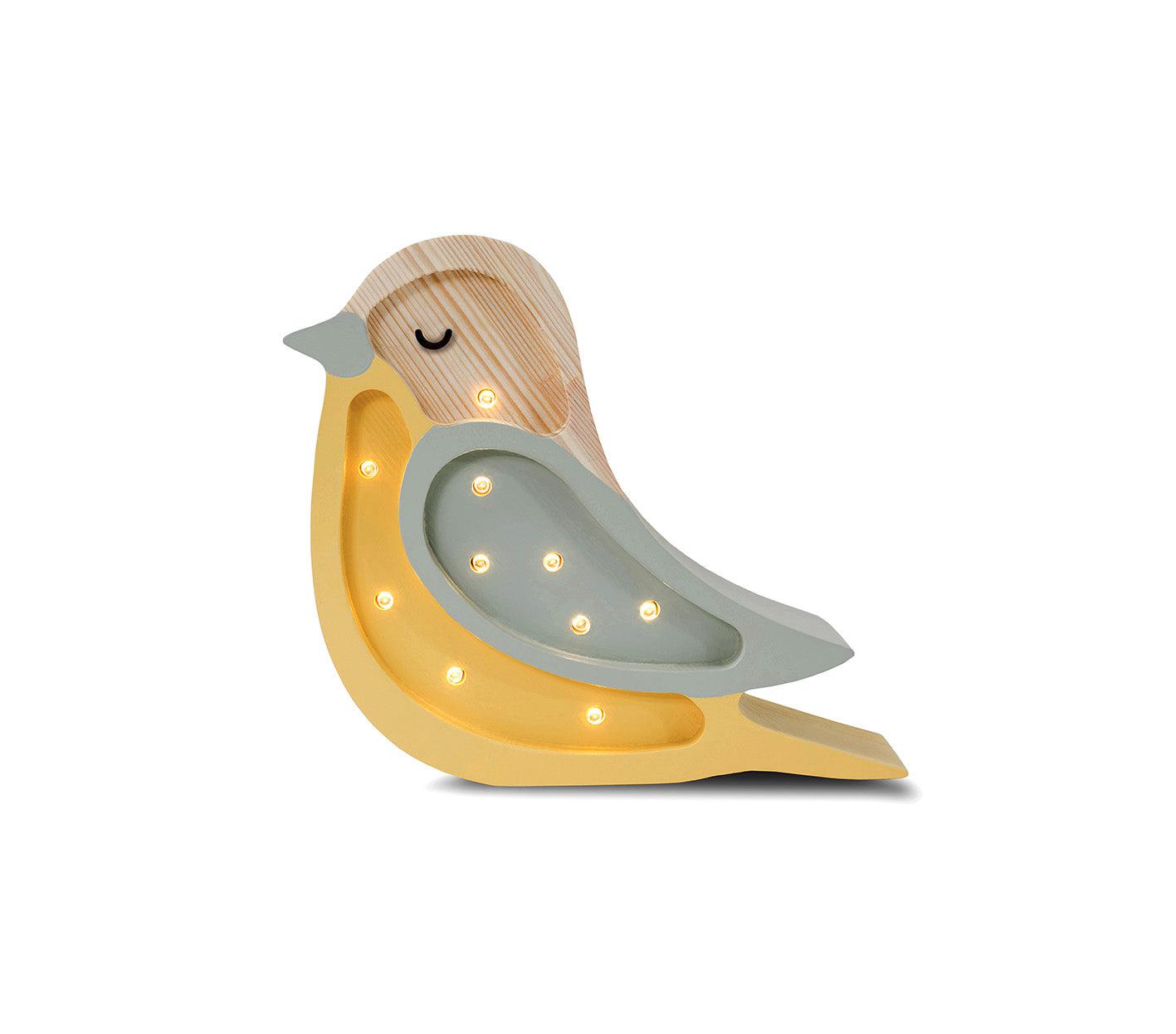 Little Lights-LL007-206-Bird Lamp-Strawberry Cream-Original-Rela-X JP