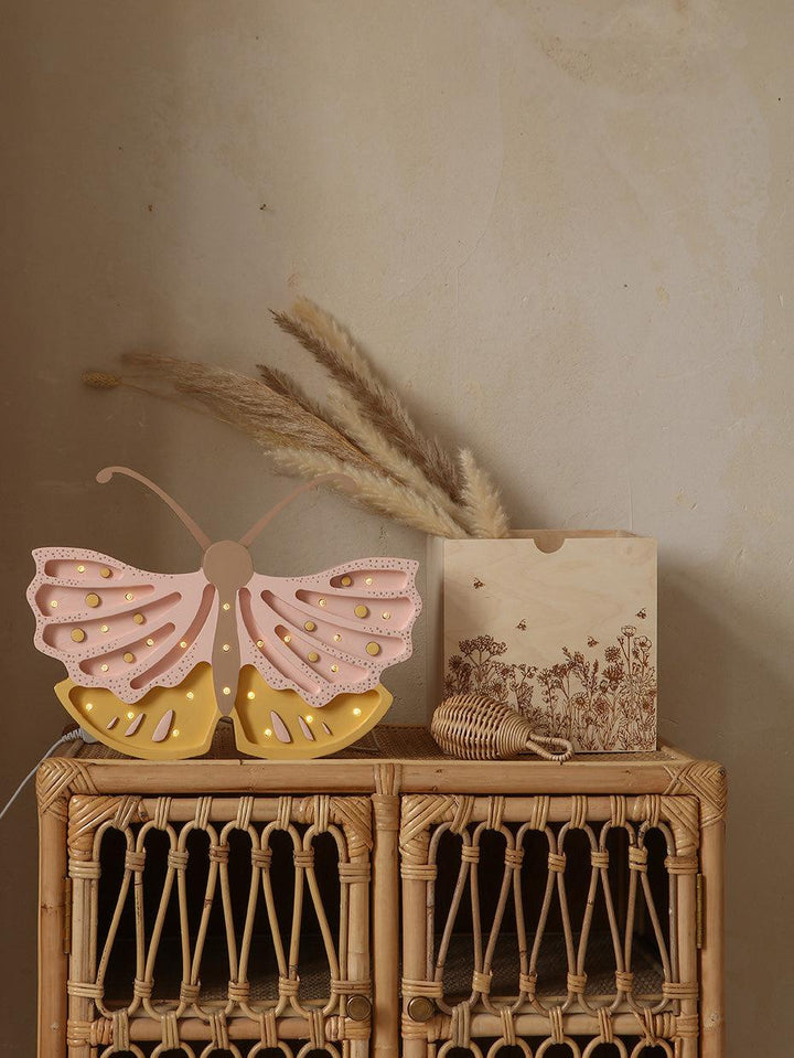 Little Lights-LL073-206-Butterfly Lamp-Strawberry Cream-Original-Rela-X JP