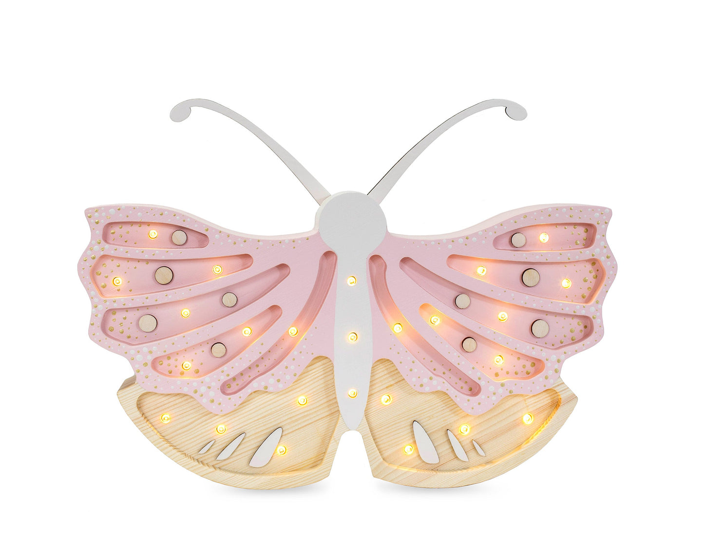 Little Lights-LL073-206-Butterfly Lamp-Strawberry Cream-Original-Rela-X JP