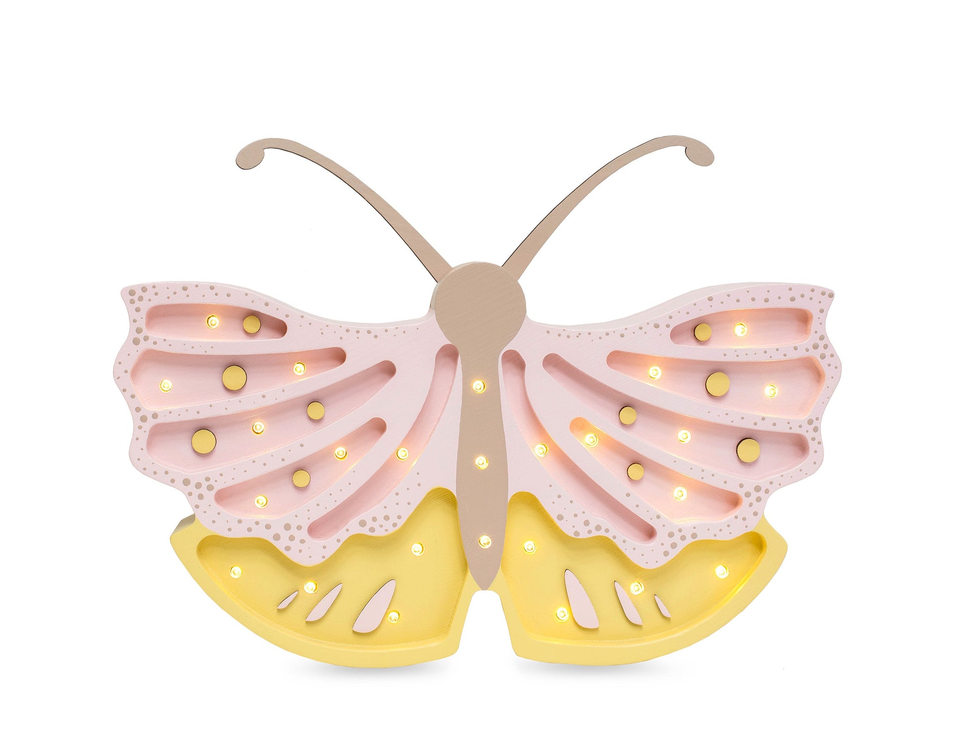 Little Lights-LL073-206-Butterfly Lamp-Strawberry Cream-Original-Rela-X JP