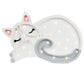 Little Lights-LL003-001-Cat Lamp-White-Original-Rela-X JP