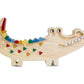 Little Lights-LL052-000-Crocodile Lamp-Caribbean Wood-Original-Rela-X JP