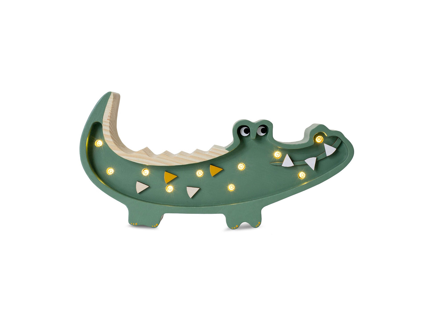 Little Lights-LL052-000-Crocodile Lamp-Caribbean Wood-Original-Rela-X JP